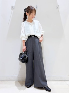 「アイテム（ボストンバッグ）」を使った、kimi5amuroaさん（レディース・154cm・50代）の夏コーディネート