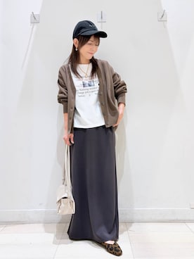 「GLOBAL WORK（グローバルワーク）のアイテム（キャップ）」を使った、kimi5amuroaさん（レディース・154cm）の秋コーディネート