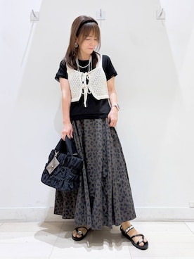 「GLOBAL WORK（グローバルワーク）のアイテム（アクセサリー）」を使った、kimi5amuroaさん（レディース・154cm）の夏コーディネート