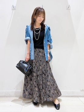 「アイテム（ボストンバッグ）」を使った、kimi5amuroaさん（レディース・154cm・50代）の夏コーディネート