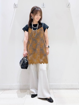 「アイテム（ボストンバッグ）」を使った、kimi5amuroaさん（レディース・154cm・50代）の夏コーディネート