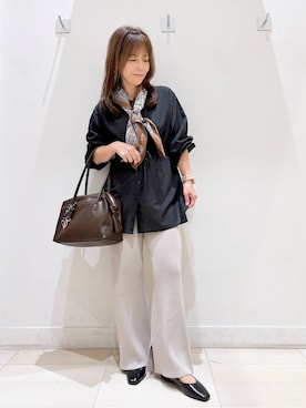 「GLOBAL WORK（グローバルワーク）のアイテム（パンツ）」を使った、kimi5amuroaさん（レディース・154cm）の夏コーディネート