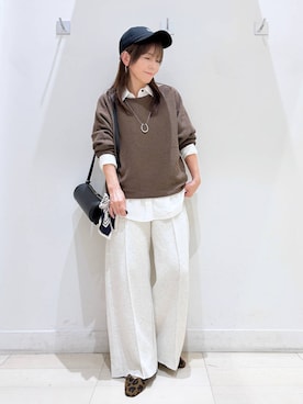 「GLOBAL WORK（グローバルワーク）のアイテム（キャップ）」を使った、kimi5amuroaさん（レディース・154cm）の秋コーディネート