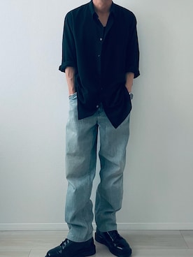 「ドクターマーチン」｜MiYaさん（メンズ・170cm）の夏コーディネート
