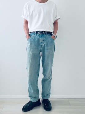 「ドクターマーチン」｜MiYaさん（メンズ・170cm）の夏コーディネート