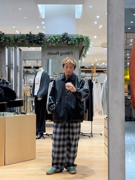 薮井　　樹さん（メンズ・169cm）の秋コーディネート