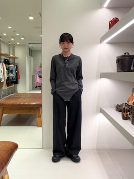 「URBAN RESEARCH（アーバンリサーチ）のアイテム（メガネ）」を使った、noeさん（レディース・151cm）の秋コーディネート