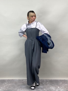 「BEVERLY HILLS POLO CLUB（ビバリーヒルズポロクラブ）のアイテム（シャツ/ブラウス）」を使った、ZELDA/ゼルダ snapさん（レディース・160cm）の春コーディネート