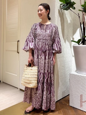 「SLOBE IENA（スローブイエナ）のアイテム」を使った、fuyukaさん（レディース・158cm）の夏コーディネート