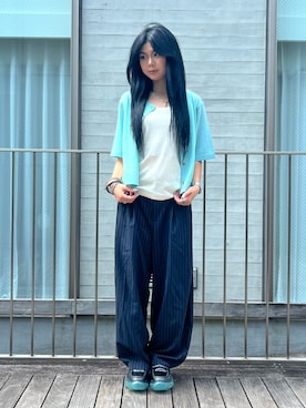 「B.C STOCK（ベーセーストック）のアイテム」を使った、YOKOさん（レディース・159cm）の夏コーディネート