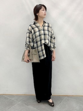 「Lilas（リラ）のアイテム」を使った、sakuさん（レディース・160cm）の夏コーディネート