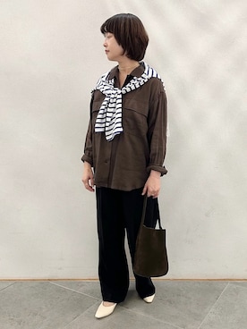 「ピアス」｜sakuさん（レディース・160cm）の春コーディネート