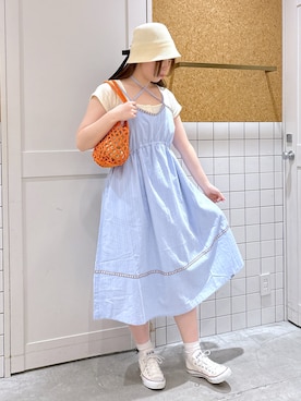 「MILKFED.（ミルクフェド）のアイテム」を使った、hinataさん（レディース・164cm）の春コーディネート