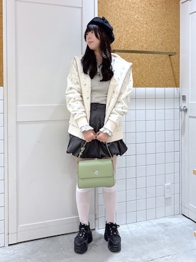 「MILKFED.（ミルクフェド）のアイテム」を使った、hinataさん（レディース・164cm）の秋コーディネート
