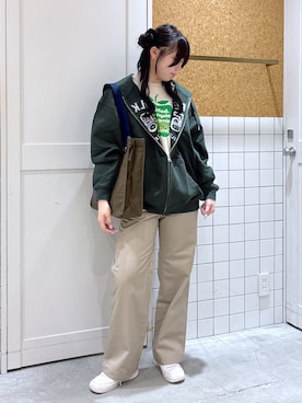 「MILKFED.（ミルクフェド）のアイテム」を使った、hinataさん（レディース・164cm）の夏コーディネート