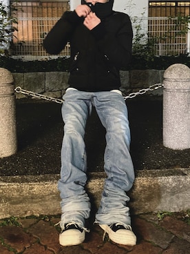 「Mackage（マッカージュ）のアイテム（ジャケット/アウター）」を使った、姚さん（メンズ・179cm）の冬コーディネート