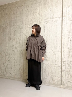 hinaさん（レディース・157cm）の冬コーディネート