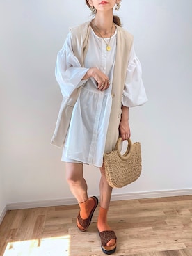 kuuuuraさん（レディース・158cm）の夏コーディネート