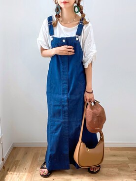 「VLANK（ブランク）のアイテム」を使った、kuuuuraさん（レディース・158cm）の夏コーディネート