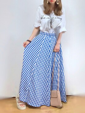 kuuuuraさん（レディース・158cm）の夏コーディネート