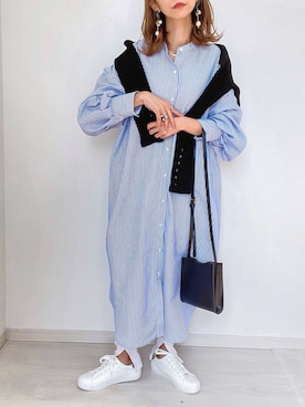 「URBAN RESEARCH（アーバンリサーチ）のアイテム（レギンス/スパッツ）」を使った、kuuuuraさん（レディース・158cm）の春コーディネート