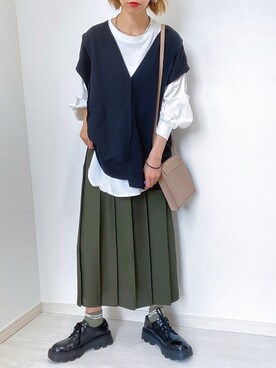 「STYLEDOOR（スタイルドア）のアイテム」を使った、kuuuuraさん（レディース・158cm）の夏コーディネート