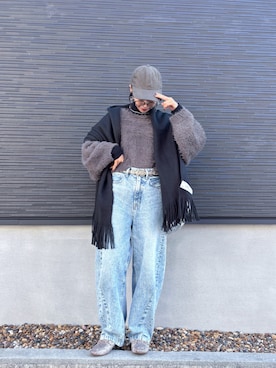 kuuuuraさん（レディース・158cm）の冬コーディネート