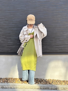 「BAYFLOW（ベイフロー）のアイテム」を使った、kuuuuraさん（レディース・158cm）の春コーディネート