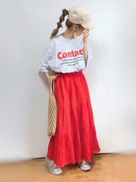 kuuuuraさん（レディース・158cm）の夏コーディネート