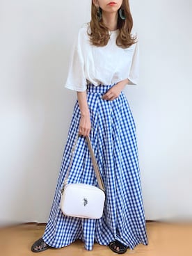 kuuuuraさん（レディース・158cm）の夏コーディネート