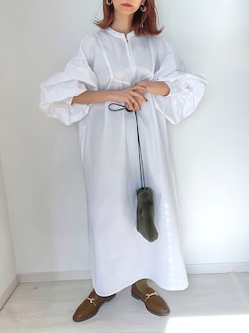 「JUNOAH」｜「アイテム（アクセサリー）」を使った、kuuuuraさん（レディース・158cm）の冬コーディネート