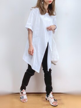 kuuuuraさん（レディース・158cm）の夏コーディネート