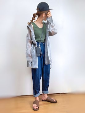 「アイテム（その他小物）」を使った、kuuuuraさん（レディース・158cm）の夏コーディネート