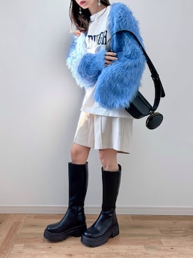 「SEVENDAYS=SUNDAY（セブンデイズサンデイ）のアイテム」を使った、kuuuuraさん（レディース・158cm）の秋コーディネート