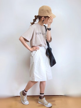 kuuuuraさん（レディース・158cm）の夏コーディネート