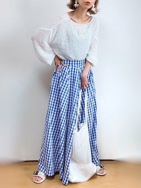 kuuuuraさん（レディース・158cm）の夏コーディネート