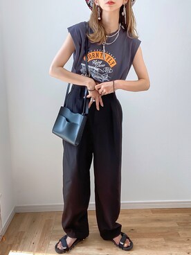 kuuuuraさん（レディース・158cm）の夏コーディネート