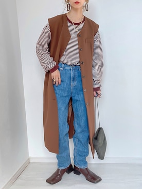 kuuuuraさん（レディース・158cm）の冬コーディネート