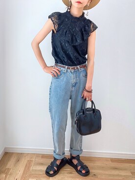 kuuuuraさん（レディース・158cm）の夏コーディネート