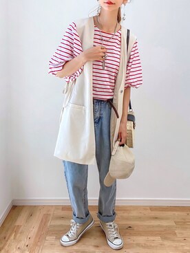 kuuuuraさん（レディース・158cm）の夏コーディネート
