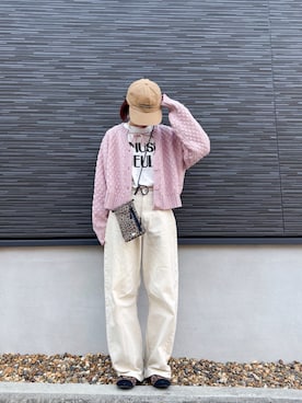 「BAYFLOW（ベイフロー）のアイテム」を使った、kuuuuraさん（レディース・158cm）の冬コーディネート