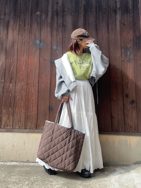 「CORNERS by KR（コーナーズバイケーアール）のアイテム」を使った、kuuuuraさん（レディース・158cm）の秋コーディネート