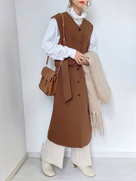 kuuuuraさん（レディース・158cm）の冬コーディネート