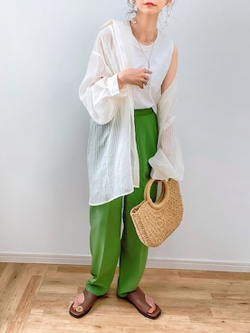 kuuuuraさん（レディース・158cm）の夏コーディネート