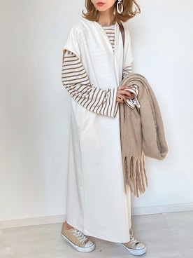 kuuuuraさん（レディース・158cm）の冬コーディネート