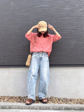 「LBC（エルビーシー）のアイテム」を使った、kuuuuraさん（レディース・158cm）の夏コーディネート