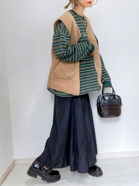 kuuuuraさん（レディース・158cm）の冬コーディネート