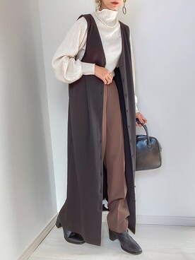 kuuuuraさん（レディース・158cm）の冬コーディネート