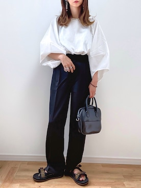 「Abor（アボア）のアイテム」を使った、kuuuuraさん（レディース・158cm）の夏コーディネート