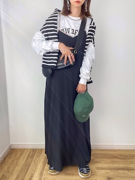 「Chaco closet（チャコ クローゼット）のアイテム（カーディガン/ボレロ）」を使った、kuuuuraさん（レディース・158cm）の冬コーディネート